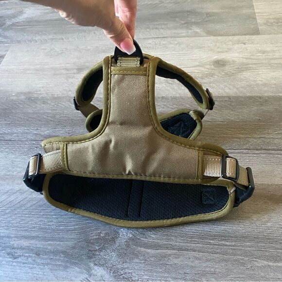 Dog Harness Tactical For Medium Dogs Olive Adjustable Reflective Adjustable - Picture 8 of 11